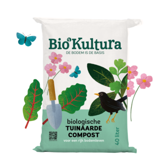 Biologische Tuinaarde-compost