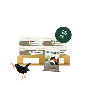 Pallet zakken biologische mestcompost 40l - 25 stuks