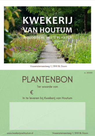 Cadeaubon Kwekerij van Houtum