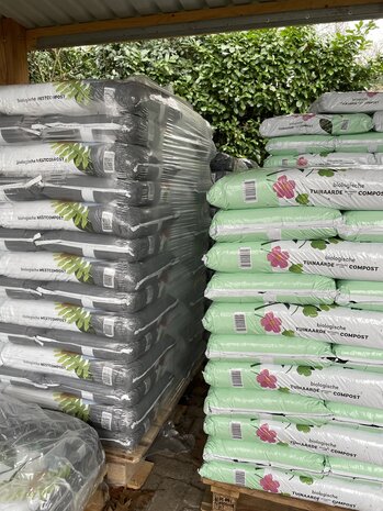 Pallet zakken biologische mestcompost 40l - 70 st