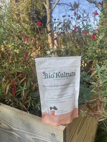 Plantaardige voedingskorrels voor kamerplanten en potplanten (500 gram)